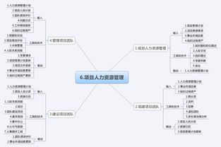 信息系統集成項目管理 十大管理過程與知識領域思維導圖解析